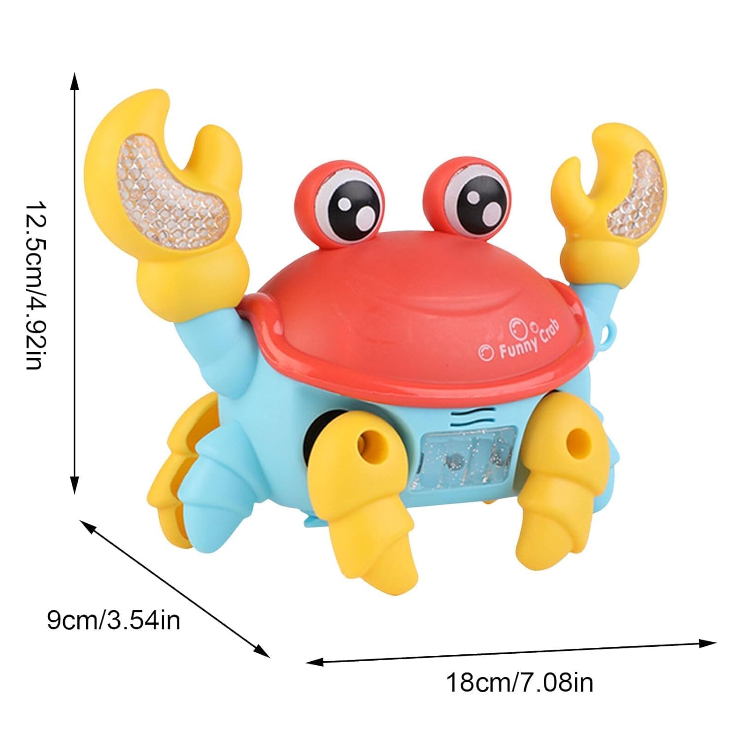 Mini Crawling Crab Baby Musical & Lightning Toy for Toddler