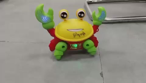 Mini Crawling Crab Baby Musical & Lightning Toy for Toddler